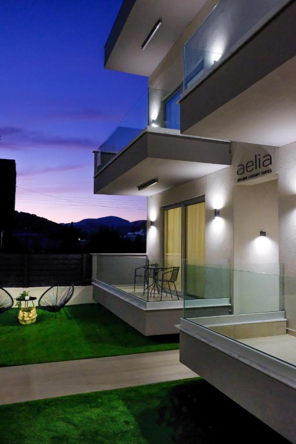 Aelia Seaside Luxury Suites Nea Karvali Extérieur photo